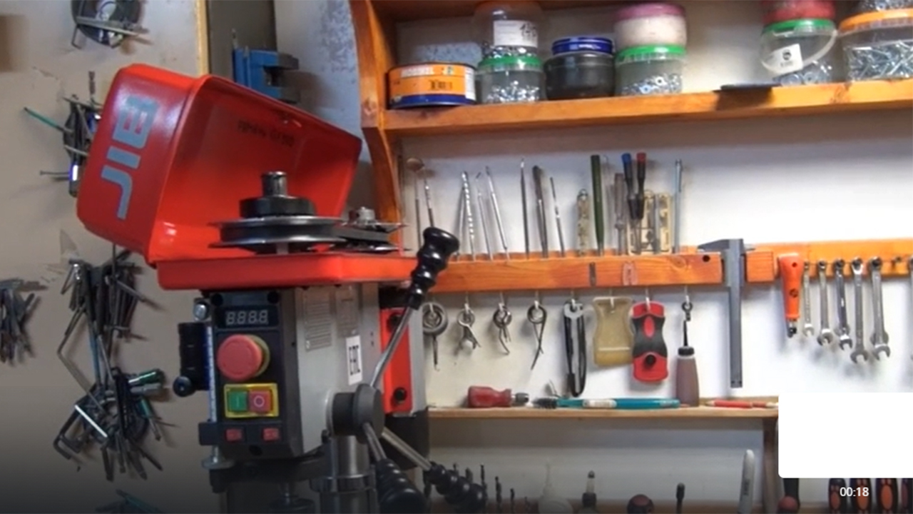 Сверлильный станок с вариатором JIB DP30016B-VS. часть третья