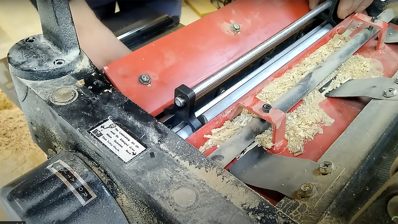 Снятие и установка ножей рейсмуса Warrior W0204