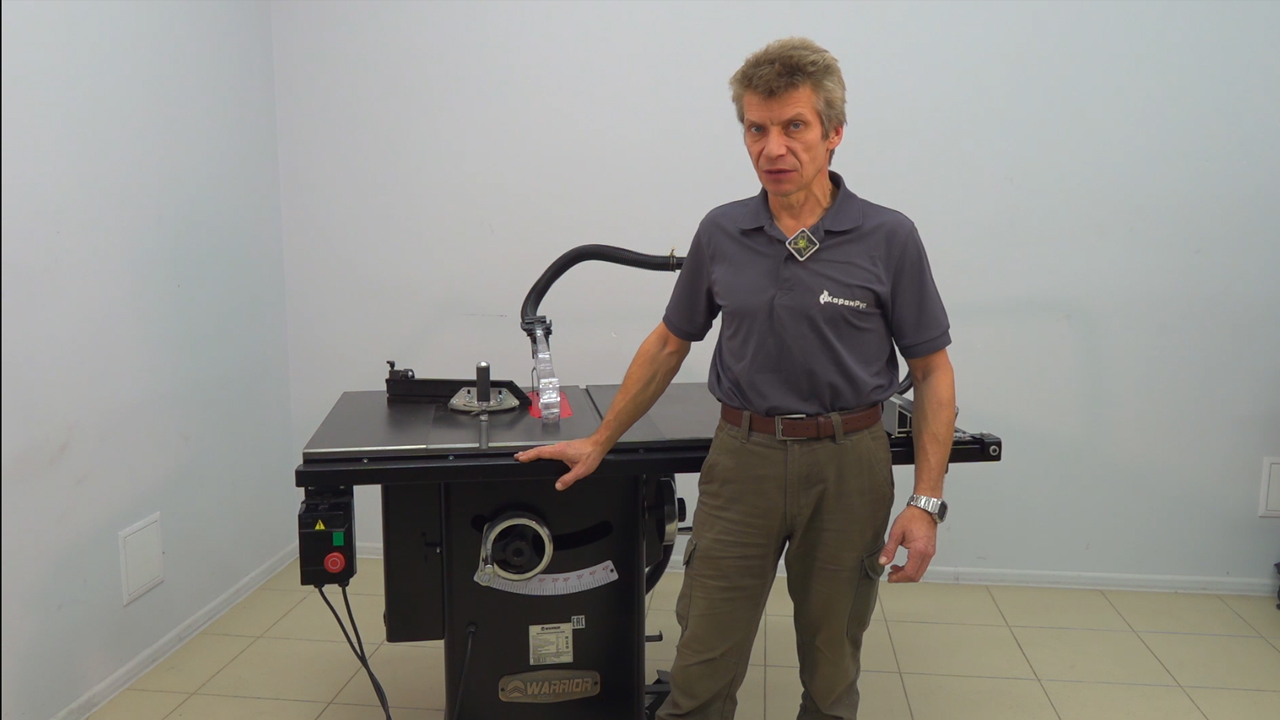 Обзор круглопильного станка Warrior W0708