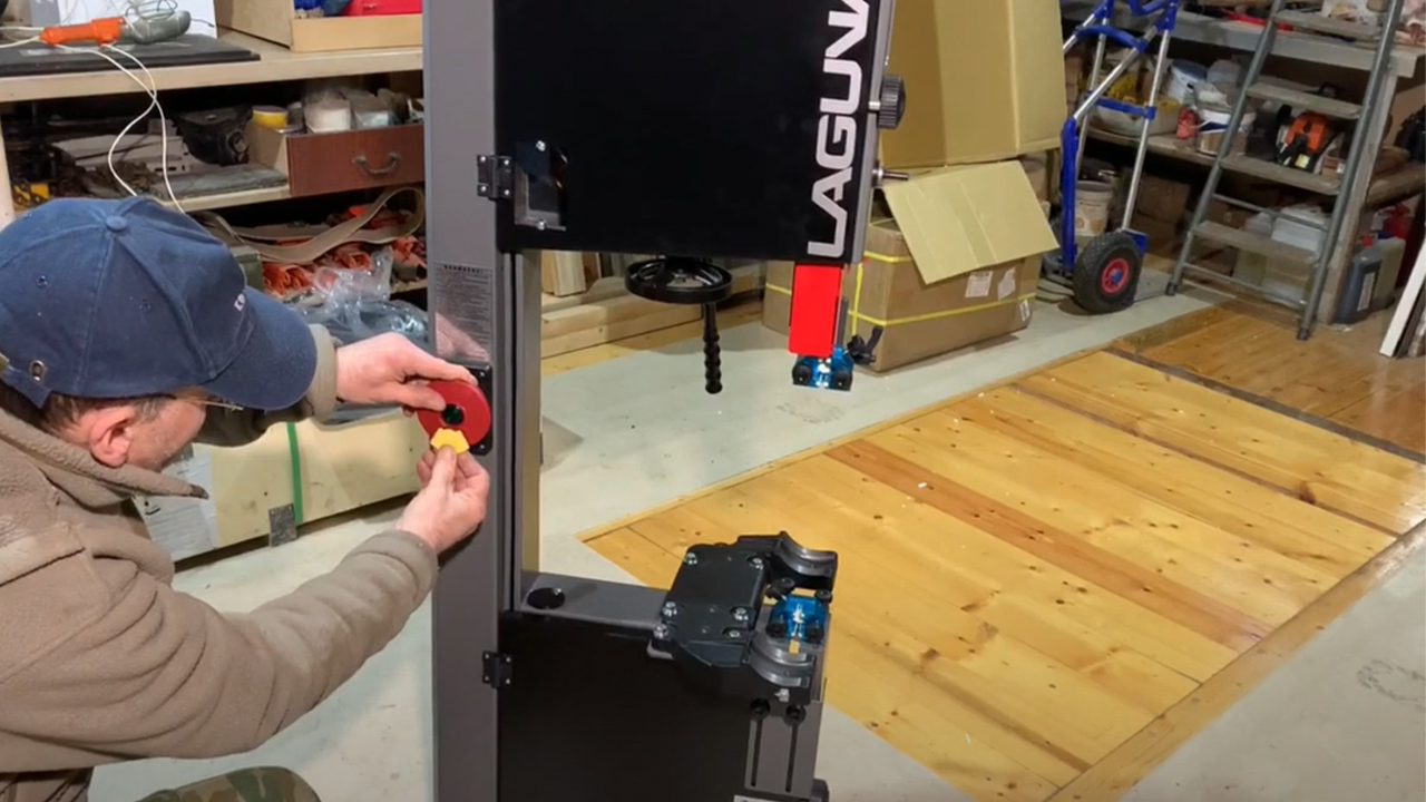 ленточная пила LAGUNA 14 12 распаковка