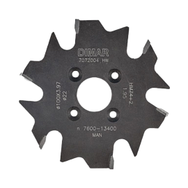 картинка Фреза насадная Dimar для ламелей D100x4 Z4+4 сменные ножи от HARVEY-RUS