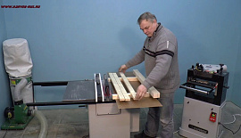 Изготовление мебельного щита на станках Warrior W0206 и W0702