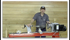 Изготовление вазы на токарном станке  JIB W0901