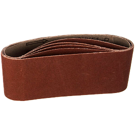 картинка Лента шлифовальная Premium Р80 25х762 мм для станков JIB MM493B/JIB BD1600VS. Комплект 5 штук от HARVEY-RUS